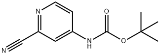 CARBAMIC ACID, (2-CYANO-4-PYRIDINYL)-, 1,1-DIMETHYLETHYL ESTER (9CI), 262295-94-3, 結(jié)構(gòu)式