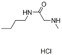 N-Butyl-2-(methylamino)acetamide hydrochloride Struktur