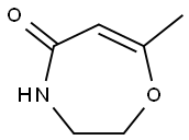 3,4-dihydro-7-methyl-1,4-oxazepin-5(2H)-one Struktur