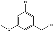 (3-broMo-5-Methoxyphenyl)Methanol Struktur