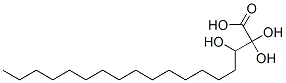 2,2,3-trihydroxyoctadecanoic acid Struktur