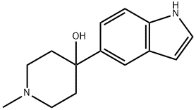 4-(1H-INDOL-5-YL)-1-METHYL-PIPERIDIN-4-OL Struktur