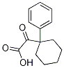 2-OXO-2-(1-PHENYLCYCLOHEXYL)ACETIC ACID Struktur