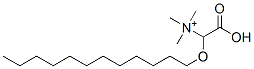 N-Dodecyloxycarboxymethyl-N,N,N-trimethylammonium Struktur