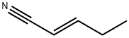 (E)-pent-2-enenitrile Struktur