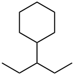 (1-Ethylpropyl)cyclohexane Struktur