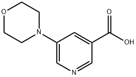 5-MORPHOLIN-4-YL-NICOTINIC ACID Struktur