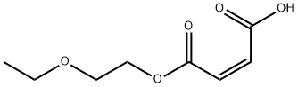 2-ethoxyethyl hydrogen maleate  Struktur