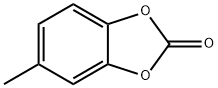 1,3-Benzodioxol-2-one,  5-methyl- Struktur