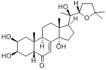 22,25-環(huán)氧-2,3,14,20-四羥基膽甾-7-烯-6-酮, 26361-67-1, 結(jié)構(gòu)式