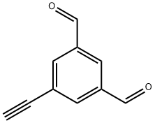 1,3-Benzenedicarboxaldehyde, 5-ethynyl- (9CI) Struktur