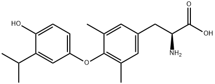 3,5-dimethyl-3'-isopropyl-L-thyronine Struktur