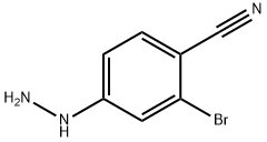 Benzonitrile, 2-broMo-4-hydrazinyl- Struktur