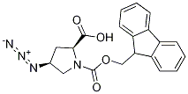 4α-アジド-1-[[(9H-フルオレン-9-イル)メトキシ]カルボニル]-L-プロリン 化學(xué)構(gòu)造式