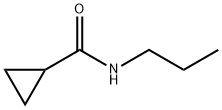 N-PROPYLCYCLOPROPANECARBOXAMIDE Struktur