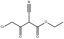 4-Chloro-2-cyano-3-oxobutanoic acid ethyl ester Struktur