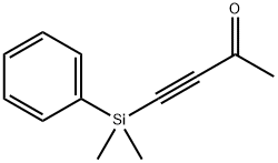 4-(Dimethylphenylsilyl)-3-butyn-2-one Struktur