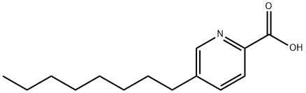 5-Octylpyridine-2-carboxylic acid Struktur