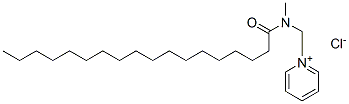 1-[[methyl(1-oxooctadecyl)amino]methyl]pyridinium chloride  Struktur