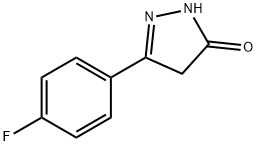 5-(4-FLUORO-PHENYL)-2,4-DIHYDRO-PYRAZOL-3-ONE Struktur