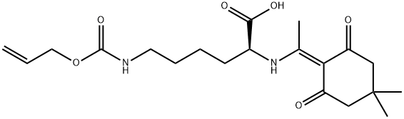 DDE-L-LYS(ALLOC)-OH DCHA Struktur