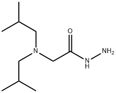 N,N-Diisobutylglycine hydrazide Struktur