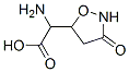 alpha-amino-3-oxo-5-isoxazolidineacetic acid Struktur