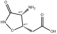 4-amino-5-carboxymethylisoxazolid-3-one Struktur