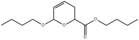 6-Butoxy-3,6-dihydro-2H-pyran-2-carboxylic acid butyl ester Struktur