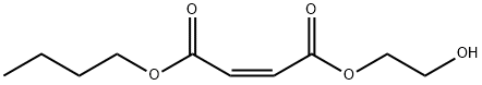 butyl 2-hydroxyethyl maleate Struktur