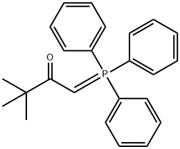 1-(Triphenylphosphoranylidene)-3,3-dimethyl-2-butanone Struktur