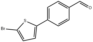 4-(5-Bromothiophen-2-yl)benzaldehyde Struktur