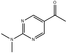 Ethanone, 1-[2-(dimethylamino)-5-pyrimidinyl]- (9CI) Struktur