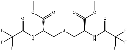 3,3'-Thiobis(N-trifluoroacetyl-L-alanine)dimethyl ester Struktur