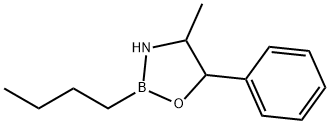 2-Butyl-4-methyl-5-phenyl-1,3,2-oxazaborolidine Struktur