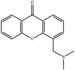 4-[(Dimethylamino)methyl]-9H-xanthen-9-one Struktur