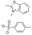 2,3-dimethylbenzothiazolium p-toluenesulphonate  Struktur