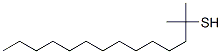 tert-pentadecanethiol  Struktur