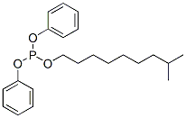 Isodecyl diphenyl phosphite Struktur