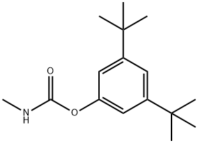 (3,5-ditert-butylphenyl) N-methylcarbamate Struktur