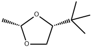 cis-2-Methyl-4-tert-butyl-1,3-dioxolane Struktur