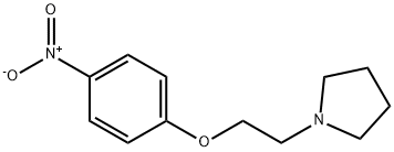 4-(2-Pyrrolidin-1-ylethoxy)nitrobenzene Struktur