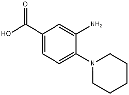 3-AMINO-4-PIPERIDIN-1-YL-BENZOIC ACID Struktur