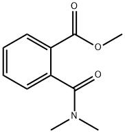 N,N-Dimethylphthalamidic acid methyl ester Struktur