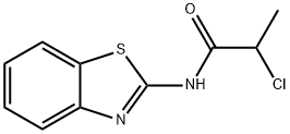 N-1,3-BENZOTHIAZOL-2-YL-2-CHLOROPROPANAMIDE Struktur