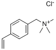 (AR-VINYLBENZYL)TRIMETHYLAMMONIUM CHLORIDE Structure