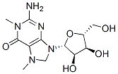 1,7-dimethylguanosine Struktur