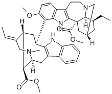 13-Methoxy-14-[(3R)-17-methoxy-17-oxovobasan-3α-yl]ibogamine-18-carboxylic acid methyl ester Struktur