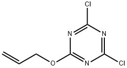 2-(allyloxy)-4,6-dichloro-1,3,5-triazine Struktur