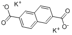 2,6-NAPHTHALENEDICARBOXYLIC ACID, DIPOTASSIUM SALT Struktur